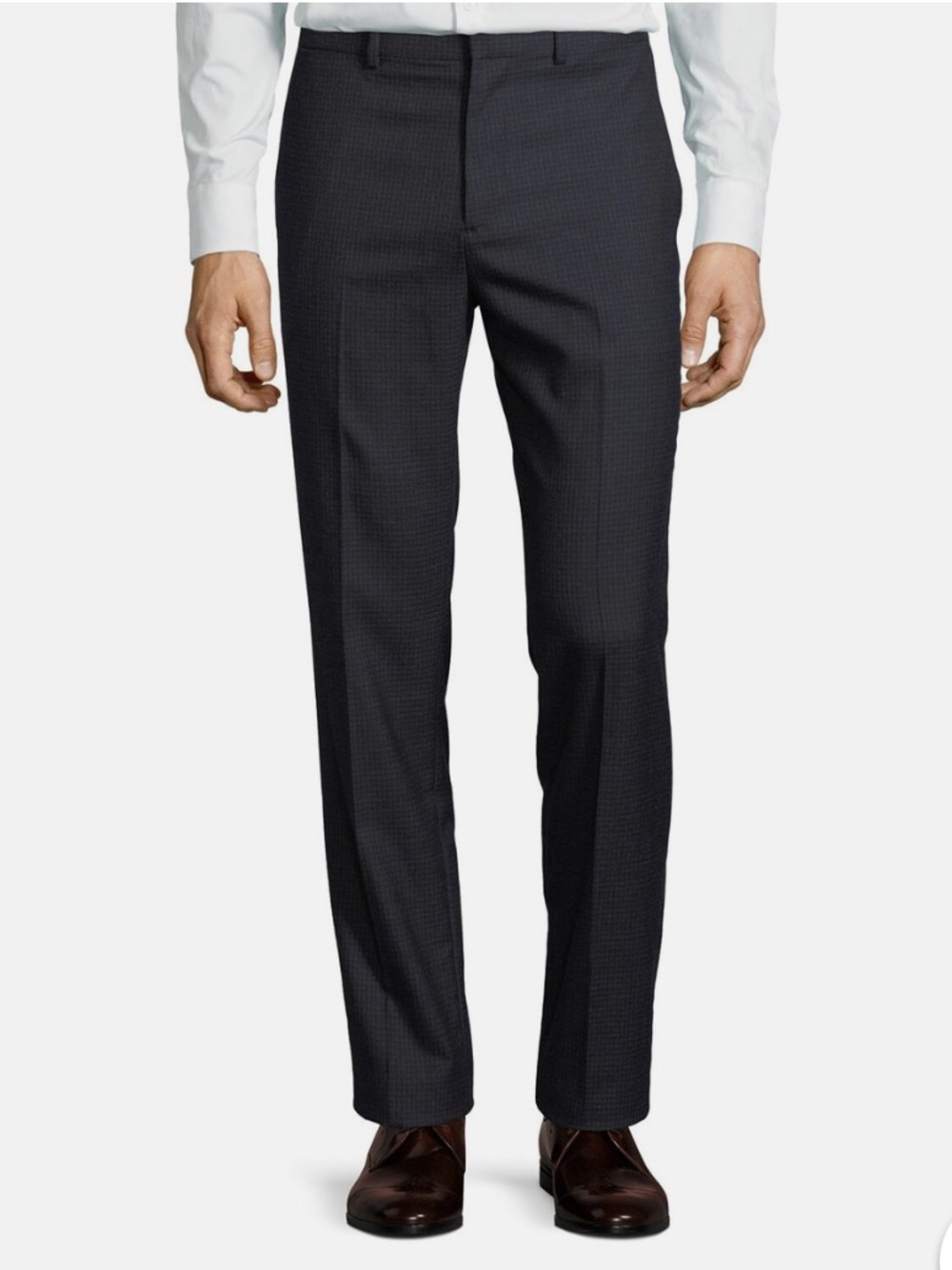 Theory Jake Plaid Wool Flannel Check Pant